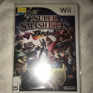 Wii super smash bros brawl video game
